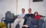 Craig, me, and Julia. Julia thinks her foot looks weird in this shot. I don't see it myself, but what the hey.