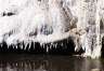 Looks like snow. Ha ha, little did you guess...it's just a bunch of sulfurous something caked on a rock. It was 20 degrees outside.