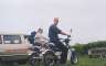 Us about to drive off to see more of the island, scooters about to unleash their 50cc of raw power. (yes, they went up hills very slowly..)