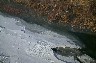 Again, it has a pretty respectable dynamic range, and isn't thrown off by the slab of white -- the trees are still the right colour. No obvious chromatic aberrations at light-dark transitions, either.
