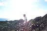 Me looking out over the inside of the Diamond Head crater.