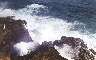 Blowhole just up the coast from Sandy Beach.