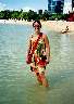 Julia in the beach just up Ala Moana Blvd.