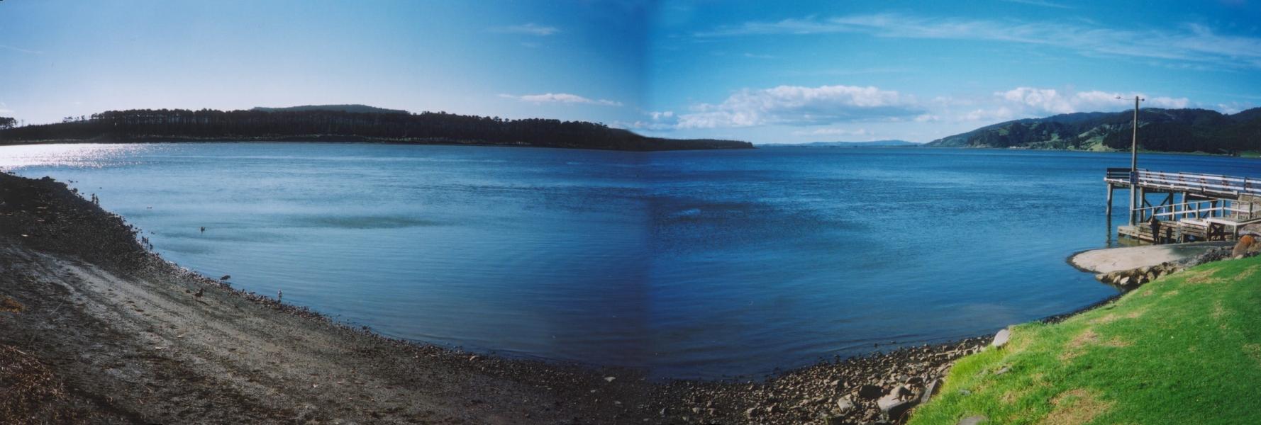 river bend pano